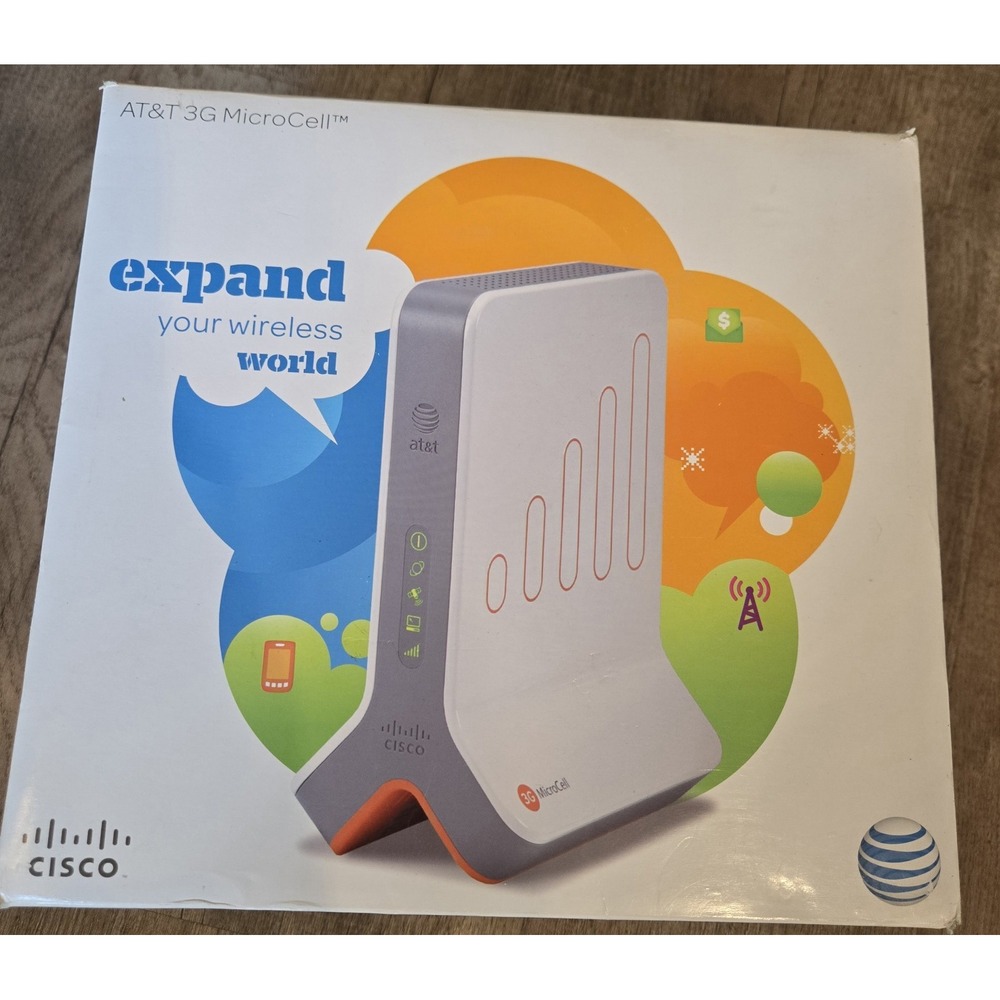 AT&T Cisco 3G MicroCell DPH153-AT Wireless‎ Cell Phone Signal Booster Tower